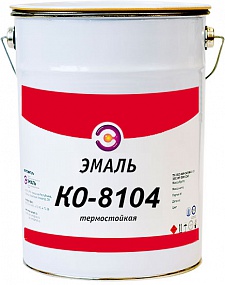 Эмаль КО-8104 Термостойкость: °C 600